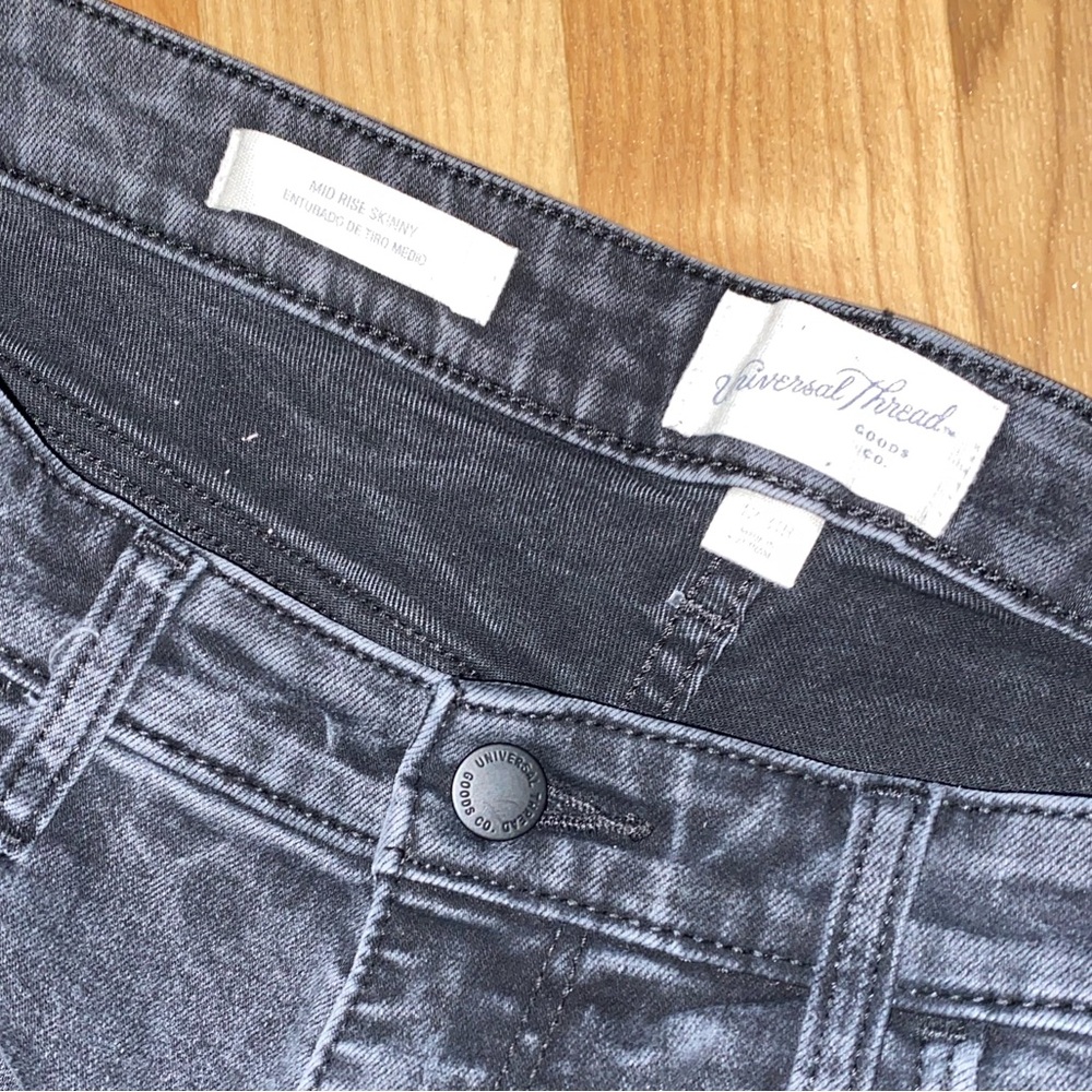 Women’s Black Charcoal Denim Jeans - Picture 5 of 8